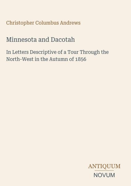 Produktbild: Minnesota and Dacotah