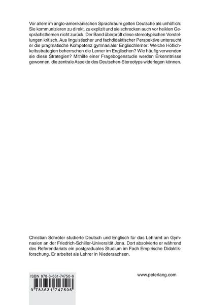 Produktbild: Positive und negative H&ouml;flichkeit in der Interimssprache