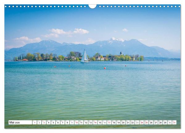Produktbild: Der Chiemsee - Ansichten zum Tr&auml;umen (Wandkalender 2026 DIN A3 quer), CALVENDO Monatskalender
