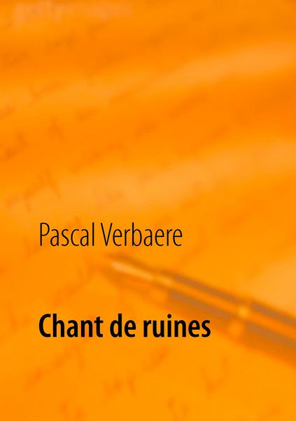 Produktbild: Chant de ruines