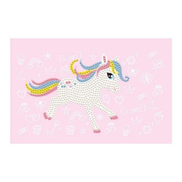 Produktbild: DOTZIES BY DIAMOND DOTZ - Diamond Painting Etui Einhorn