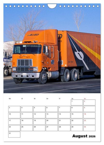 Produktbild: US-Trucks ... unterwegs im amerikanischen Westen - Monatsplaner (Wandkalender 2026 DIN A4 hoch), CALVENDO Monatskalender