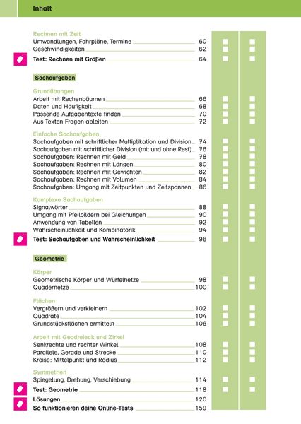 Produktbild: Klett Sicher ins Gymnasium Mathematik 4. Klasse