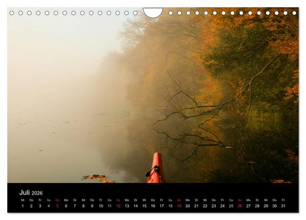 Produktbild: WasserSpiegel Mecklenburgische Seenplatte (Wandkalender 2026 DIN A4 quer), CALVENDO Monatskalender