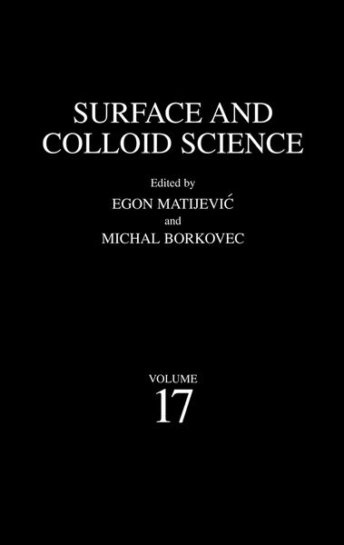 Produktbild: Surface and Colloid Science