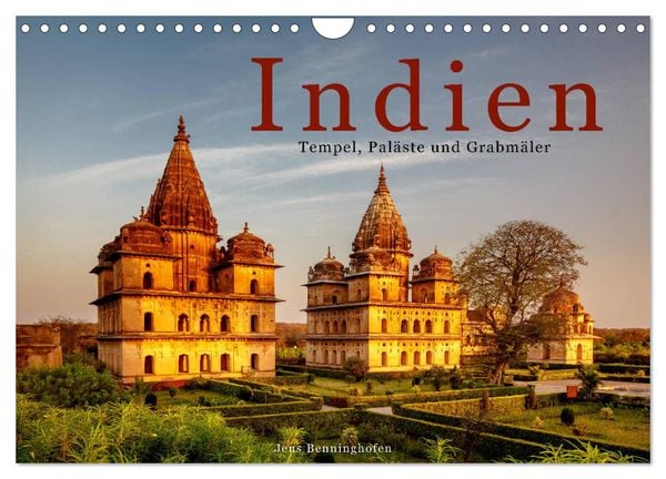 Produktbild: Indien: Tempel, Pal&auml;ste und Grabm&auml;ler (Wandkalender 2026 DIN A4 quer), CALVENDO Monatskalender