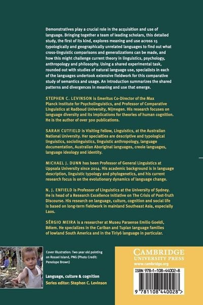Produktbild: Demonstratives in Cross-Linguistic Perspective