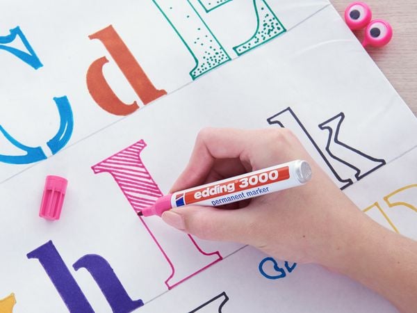 Produktbild: Edding 3000 Permanentmarker, schwarz