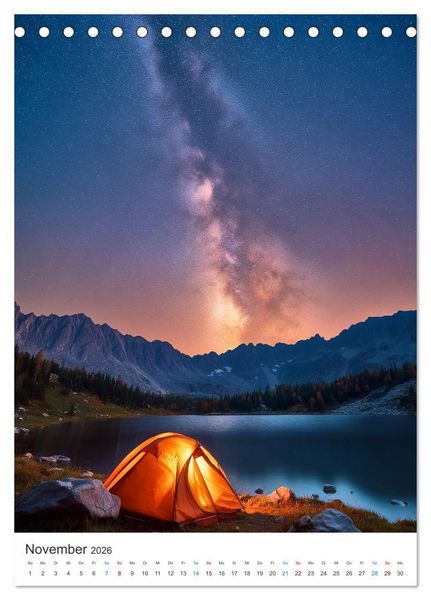 Produktbild: Abenteuer Natur (Tischkalender 2026 DIN A5 hoch), CALVENDO Monatskalender