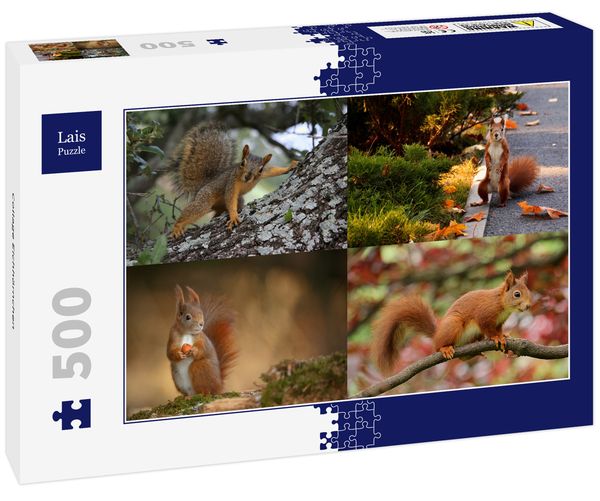 Lais Puzzle Collage Eichhörnchen 500 Teile