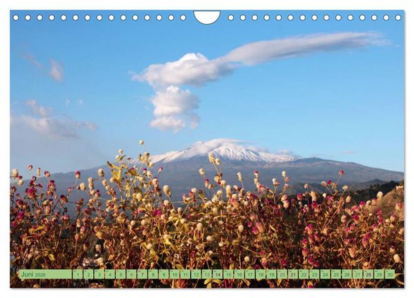 Produktbild: Taormina, die Stadt mit Blick auf den &Auml;tna (Wandkalender 2026 DIN A4 quer), CALVENDO Monatskalender