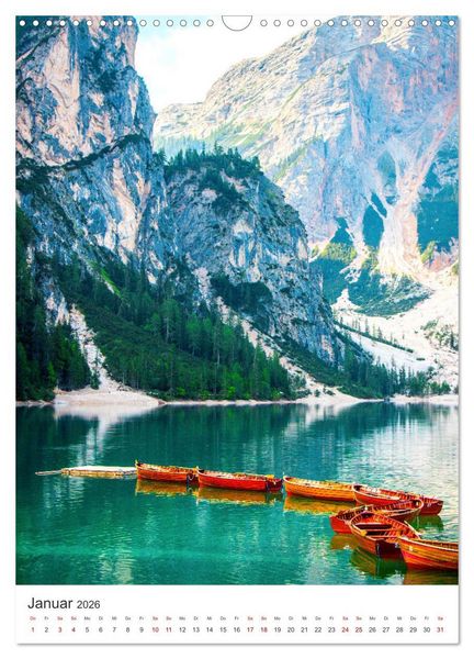 Produktbild: Farbenfrohes Italien (Wandkalender 2026 DIN A3 hoch), CALVENDO Monatskalender