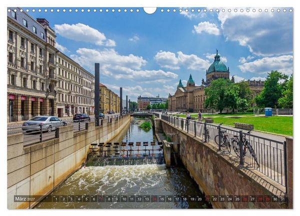 Produktbild: Ein Sommertag in Leipzig (Wandkalender 2027 DIN A3 quer), CALVENDO Monatskalender