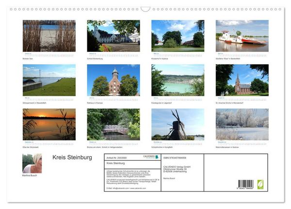 Produktbild: Kreis Steinburg (Wandkalender 2026 DIN A2 quer), CALVENDO Monatskalender