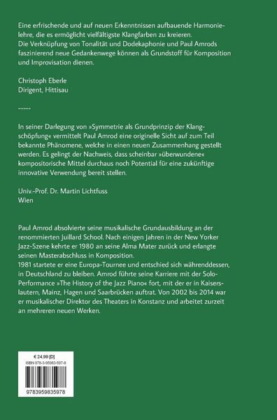 Produktbild: Symmetrien als Grundprinzip der Klangsch&ouml;pfung