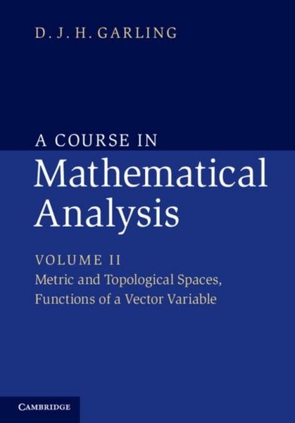 Produktbild: Course in Mathematical Analysis: Volume 2, Metric and Topological Spaces, Functions of a Vector Variable