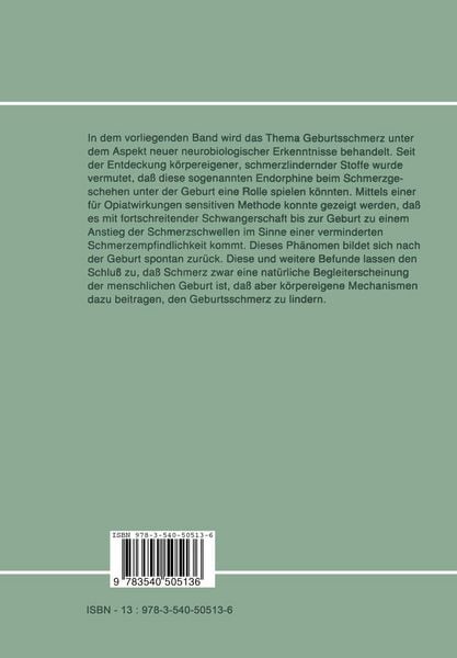 Produktbild: Schmerzempfindung bei Schwangerschaft und Geburt