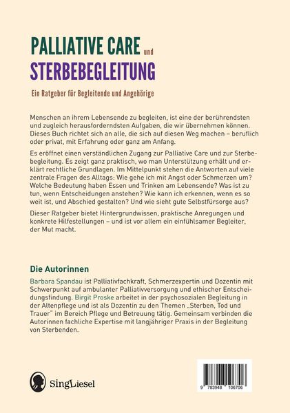 Produktbild: Palliative Care und Sterbebegleitung | Ein Ratgeber f&uuml;r Begleitende und Angeh&ouml;rige