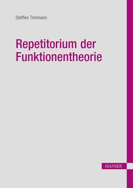 Produktbild: Repetitorium der Funktionentheorie