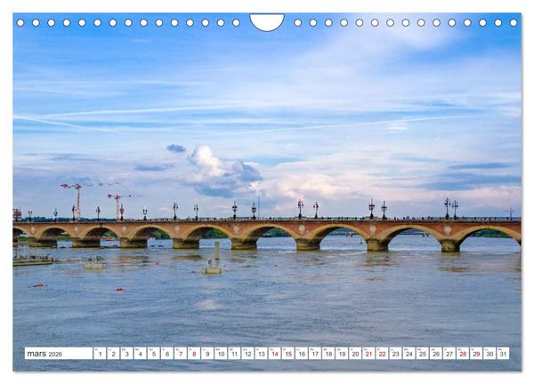 Produktbild: D&eacute;couvrir la r&eacute;gion Nouvelle-Aquitaine (Calendrier mural 2026 DIN A4 vertical), CALVENDO calendrier mensuel