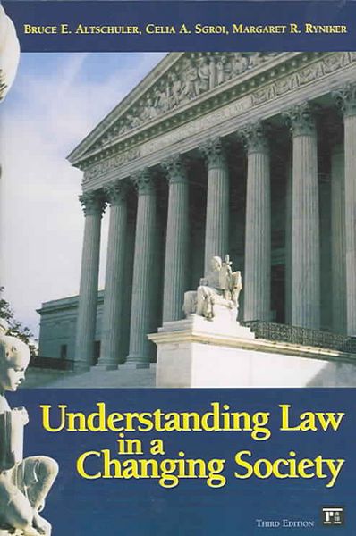 Produktbild: Altschuler, B: Understanding Law in a Changing Society
