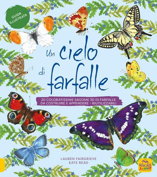 Produktbild: Un cielo di farfalle. 20 coloratissime sagome 3D di farfalle da costruire e appendere, riutilizzabili