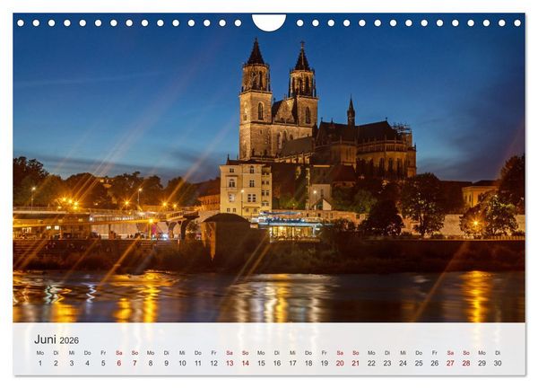 Produktbild: Magdeburg - Elbe, Dom ... und noch viel mehr! (Wandkalender 2026 DIN A4 quer), CALVENDO Monatskalender