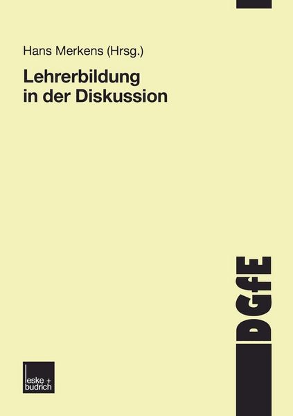 Produktbild: Lehrerbildung in der Diskussion