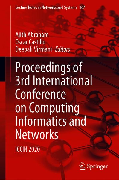 Produktbild: Proceedings of 3rd International Conference on Computing Informatics and Networks