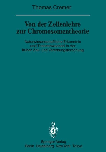 Produktbild: Von der Zellenlehre zur Chromosomentheorie