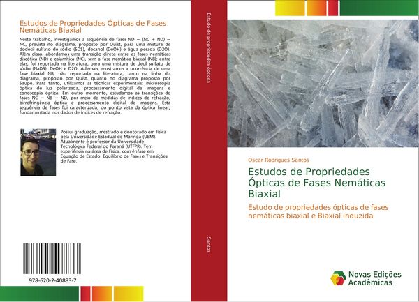 Produktbild: Estudos de Propriedades &Oacute;pticas de Fases Nem&aacute;ticas Biaxial