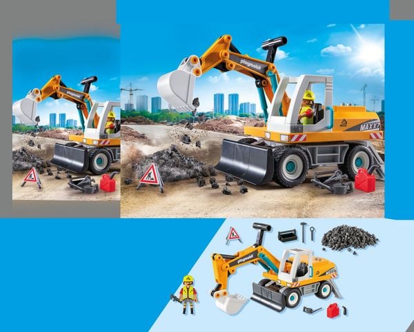 Produktbild: Playmobil&reg; 71749 Gro&szlig;er Bagger