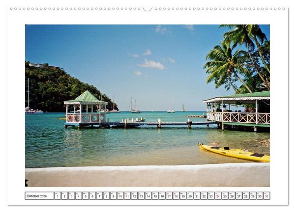 Produktbild: KARIBIK - die Vielfalt genie&szlig;en (hochwertiger Premium Wandkalender 2026 DIN A2 quer), Kunstdruck in Hochglanz