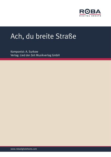 Produktbild: Ach, du breite Stra&szlig;e