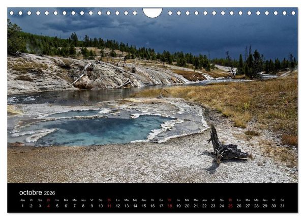 Produktbild: Yellowstone Un grand parc am&eacute;ricain (Calendrier mural 2026 DIN A4 vertical), CALVENDO calendrier mensuel