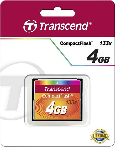 Produktbild: Transcend Standard 133x CF-Karte 4 GB