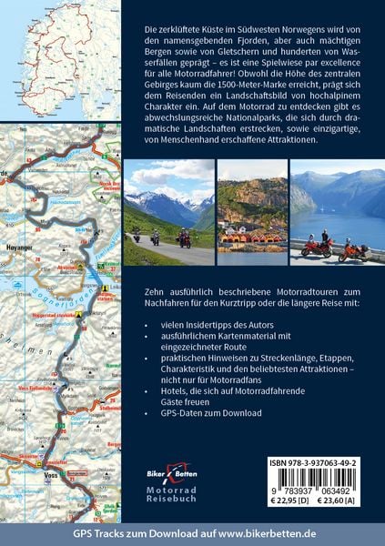 Produktbild: Motorrad Reisef&uuml;hrer Fjord-Norwegen
