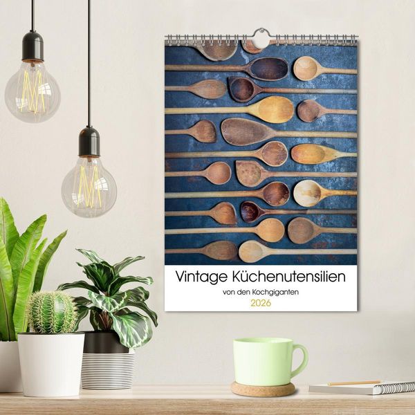 Produktbild: Vintage K&uuml;chenutensilien (Wandkalender 2026 DIN A4 hoch), CALVENDO Monatskalender