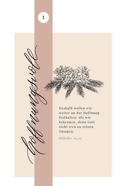 Produktbild: Bl&uuml;hende Worte - Adventskalender