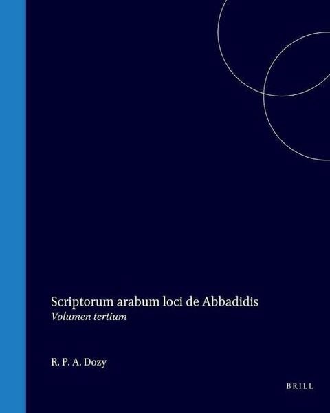Produktbild: Scriptorum Arabum Loci de Abbadidis