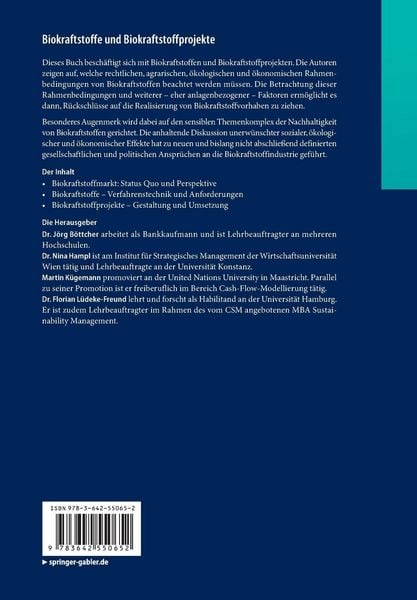 Produktbild: Biokraftstoffe und Biokraftstoffprojekte