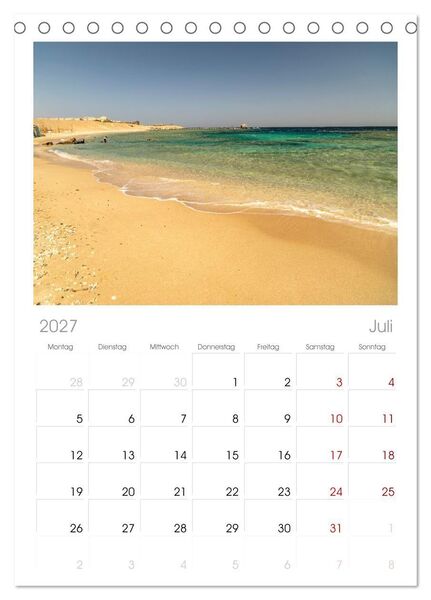 Produktbild: Tischplaner 2027 - Nordafrika - &Auml;gypten (A5 Tischkalender zum Aufstellen) CALVENDO