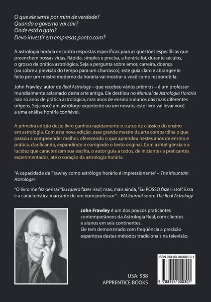 Produktbild: Manual De Astrologia Hor&aacute;ria - Edi&ccedil;&atilde;o Revista