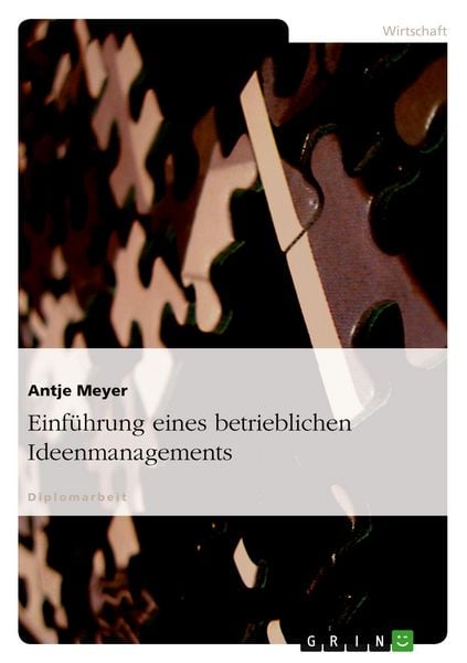 Produktbild: Einf&uuml;hrung eines betrieblichen Ideenmanagements