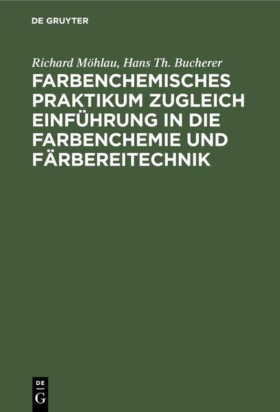 Produktbild: Farbenchemisches Praktikum