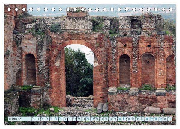 Produktbild: Taormina Siziliens Perle (Tischkalender 2027 DIN A5 quer), CALVENDO Monatskalender