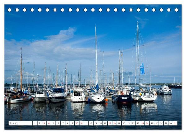 Produktbild: Stralsund - Momente einer Reise (Tischkalender 2027 DIN A5 quer), CALVENDO Monatskalender