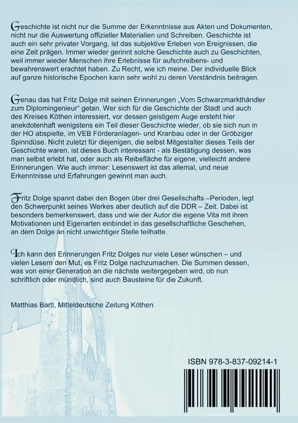 Produktbild: Vom Schwarzmarkth&auml;ndler zum Diplomingenieur