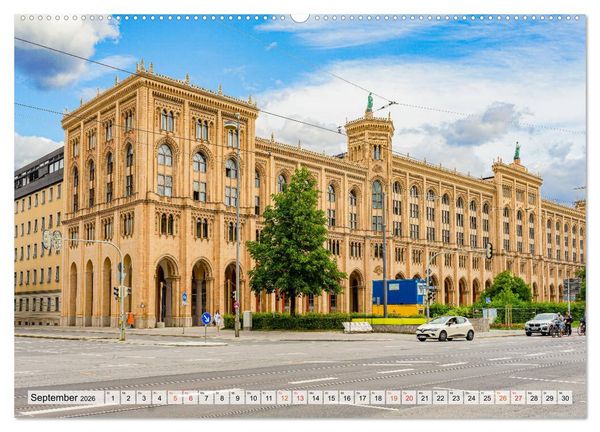 Produktbild: M&uuml;nchen Impressionen (Wandkalender 2026 DIN A2 quer), CALVENDO Monatskalender