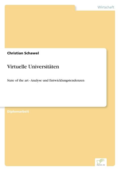 Produktbild: Virtuelle Universit&auml;ten